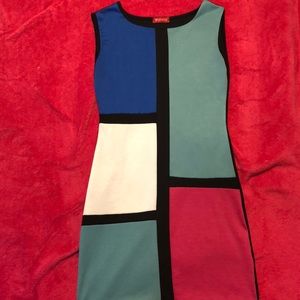 Color block dress